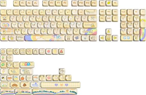 مجموعة kecap keycap yunzii dye-sub ، ملف تعريف mao ، 142 مفاتيح كاملة شكل القطط لطيف مفاتيح مخصصة مع مجتذب المفاتيح لبطولة لوحة مفاتيح ألعاب ميكانيكية كرز gateron mx (هريرة الحفل) in Kuwait