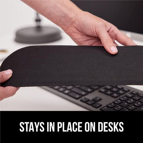 Gorilla Grip Lapp Lap Desk مع حامل الهاتف وراحة معصم رغوة Memory Memory ، حجم مكتب اللفة 16.5 "x11.8" ، واستخدام غرفة النوم ، والراحة المعصم 2 قطعة أسود للوحة مفاتيح الكمبيوتر ، حزمة 2 عنصر in Kuwait