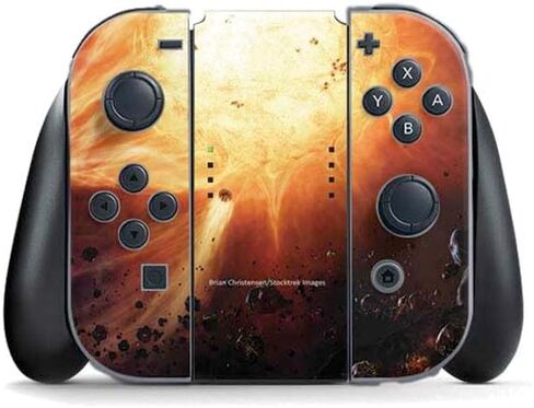 Skinit Decal Gaming Skin Compatible with Nintendo Switch (2017-2021) Joy-Con Controller - Officially Licensed The Fox Fur Nebula Design in Saudi Arabia