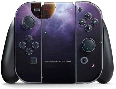 Skinit Decal Gaming Skin Compatible with Nintendo Switch (2017-2021) Joy-Con Controller - Officially Licensed The Fox Fur Nebula Design in Saudi Arabia
