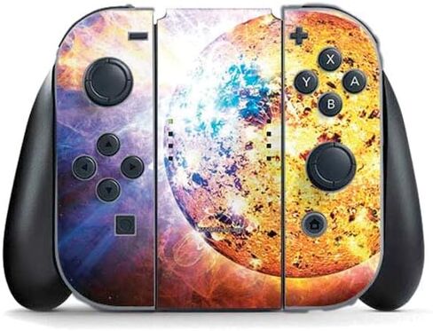 Skinit Decal Gaming Skin Compatible with Nintendo Switch (2017-2021) Joy-Con Controller - Officially Licensed The Fox Fur Nebula Design in Saudi Arabia