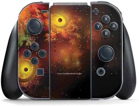 Skinit Decal Gaming Skin Compatible with Nintendo Switch (2017-2021) Joy-Con Controller - Officially Licensed The Fox Fur Nebula Design in Saudi Arabia