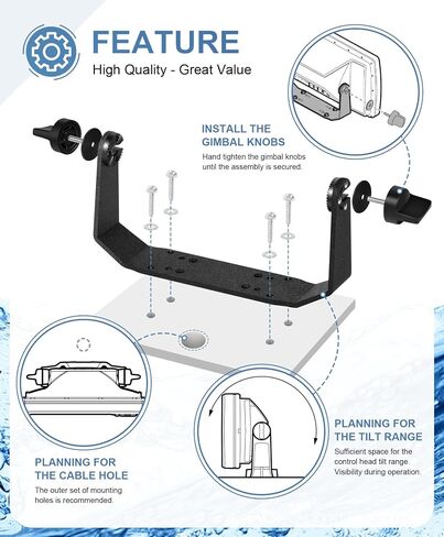 Replacement Gimbal Mount Kit for Hummingbird Helix Series (740149-1) in Kuwait
