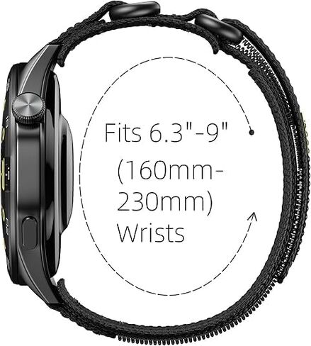 نايلون وعرة لـ Galaxy Watch 7 نطاقات فائقة 47 مم ، حزام نايلون فيلكرو قابل للتعديل ل Samsung Watch Ultra Band مع مشبك حلقة مزدوجة متوافقة مع Galaxy Ultra Watch Band للرجال/النساء in Saudi Arabia