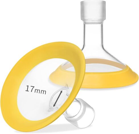 19mm Oval Flanges Shields Compatible with Medela Pumps, Replacement Parts for Pump in Style, Symphony, Swing Maxi, Harmony and Personalfit Flex–Breast Pump Accessories in Kuwait