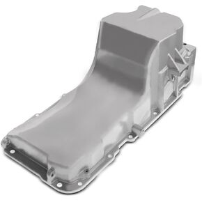 A-Premium Engine Oil Pan Sump with Drain Plug Compatible with Chevy Avalanche 1500, Express, Silverado 1500/2500/3500, Suburban 1500/2500, Tahoe, GMC Savana, Sierra 1500/2500/3500, Yukon XL