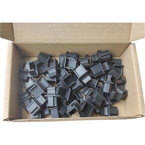 100Pcs Ethernet Dust Cover, Anti-Dust Cap for RJ45 Port, Dust Cap, RJ45 Dust Plugs - (Ethernet,LAN Port Protector/Blocker, Port Protector for Switch,Network Cards/Router,Media Converters)