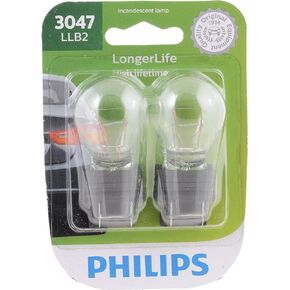 Philips 3047LLB2 3047 LongerLife Miniature Bulb, 2 Pack