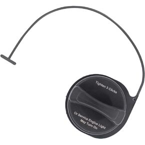 NewYall Fuel Tank Gas Cap for 04-11 Impala Express Corvette Sierra Yukon Canyon Envoy Savana Acadia Silverado Avalanche Suburban Trailblazer Tahoe Regal Escalade CTS LaCrosse with Tether GT330