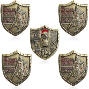 Put On The Whole Armor of God Challenge Coin Eph 6:13-17 3D Commemorative Collection Item