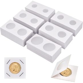 تقلب العملات المعدنية 100 قطعة بأحجام متنوعة، 2 × 2 بوصة، حاملات العملات المعدنية، مجموعة من الورق المقوى، ألبوم عرض الأكمام، كتاب لـ 27.5/ 37 مم دولار، قرش، ربع، نيكل، مجموعة تذكارية in Kuwait