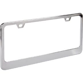 Bell Automotive 22-1-46215-8 Universal Chrome Classic Dealer License Plate Frame