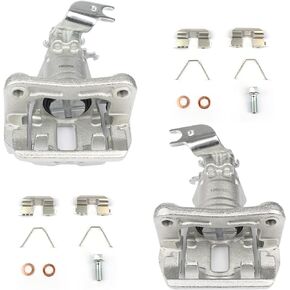 Autoround Rear Disc Brake Caliper Assembly with Bracket fit for Honda Accord 2008-2012, Acura TSX 2009-2014, Both Driver Passenger Side, Replacement # 19B3358 19B3359