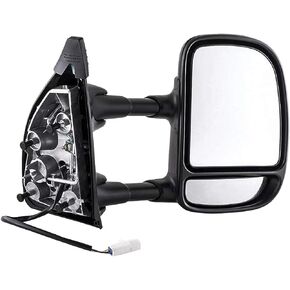 Dependable Direct Left Driver Side Textured Mirror for 99-02 Ford SD F-250, F-350 - Parts Link #: FO1320196