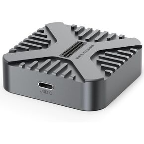 USB to M.2 NVME SATA SSD Docking Station, USB 3.2 Gen 2 SSD Enclosure Adapter, USB 3.2 Type-C NVME Reader, Support Maximum 10Gbps Data Transfer, Compatible with 2230/2242/2260/2280