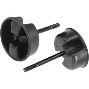 X AUTOHAUX 2pcs Hardtop Top Hard Panel Mounting Knob Replacement Screws Fit for Jeep Wrangler JK 2dr Unlimited 4dr 2007-2019