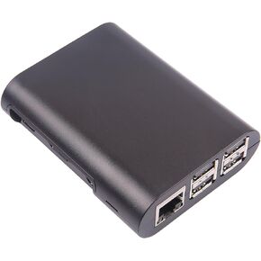 Jet Black Case for Raspberry Pi 3 Model B & Raspberry Pi 2 Model B - Access to All Ports