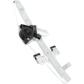 BOXI 741-388 Rear Left Side Power Window Regulator with Motor Fit for Chevrolet Silverado for GMC Sierra 1500 2500 HD 3500 HD 07-13 / Silvery 25885884 in Saudi Arabia