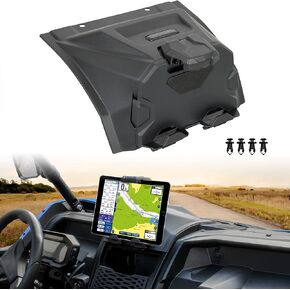 SAUTVS Tablet Holder with Storage Box Organizer Tray for Teryx KRX 1000 2020-2023, Sporty Electronic Device Holder Phone GPS Holder Mounts for Kawasaki Teryx KRX 1000 2020-2023 Accessories