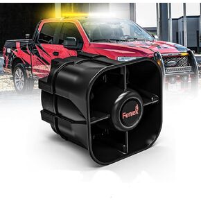 Feniex Industries S-5018 Titan 30W Siren + 110dB Compact All-in-One Design for ATV UTV Motorcycle