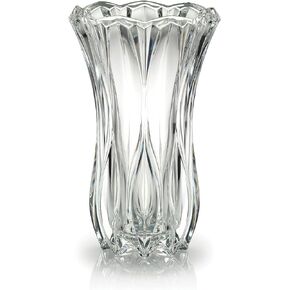 Mikasa Celebrations by Mikasa Blossom Crystal Vase, 12-Inch