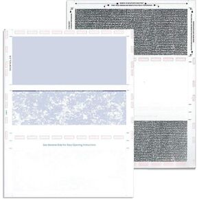 NextDayLabels - 8-1/2" x 11" Z Fold Pressure Seal الشيكات البريدية الذاتية (Maroon-250) in Kuwait
