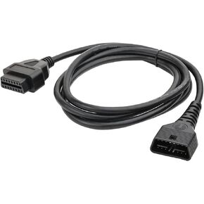 ikkegol كامل 16 دبوس obd2 obd ii ذكر إلى أنثى تمديد كابل الحبل أداة تشخيصية محول للسيارات سيارة شاحنة 24 فولت جميع موصل قابس منفذ obd2 24awg (1 متر / 3.3 قدم)