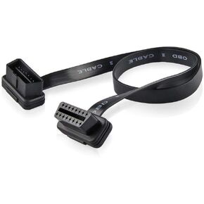 OBD-II OBD2 16Pin Male to Female Ribbon Extension Cable