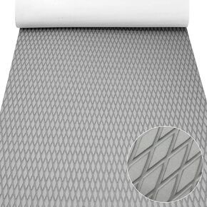 EVA Foam Boat Decking Flooring 23 x 94 Inches Universal DIY Surfboard Traction Pad Trimmable Sheet for Boat Kayak Yacht SUP Board Canoe RV Pool Non-Slip Self-Adhesive, Grey Rhombus Texture in Kuwait