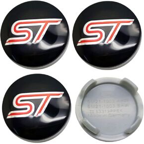 Replacement for Ford ST Wheel Center Caps, 54mm Emblem Center Wheel Hub Cover Compatible with Ford ST