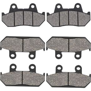 AHL Semi-metallic Front and Rear Brake Pads Set for Honda GL1500 Goldwing (All models) 1988-2000