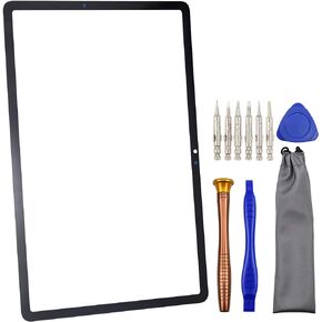 Tablet Front Glass Screen Repair Part for Samsung Galaxy Tab S9 FE SM-X510 SM-X516B S9 FE 5G Black 10.9"