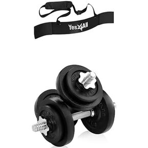 Yes4All Arm Blaster for Biceps & Triceps Dumbbells, 2-Layers Neck Cushion Bicep Curl Support Isolator for Body Building, Strength Training, and Muscle Gain