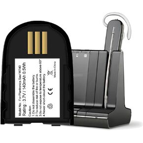 84598-01 82742-01 Replacement Battery for Plantronics Savi W740 W440-M W440 W740-M W445 W745 WH500 86507-01 Wireless Headset 3.7V 140mAh