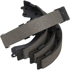 TRQ Rear Brake Shoes Kit Set Compatible with 1984-2002 Toyota Corolla / 1985-1988 Chevy Nova / 1989-1997 Geo Prizm / 1998-2002 Chevy Prizm / 1984-1987 Toyota Tercel