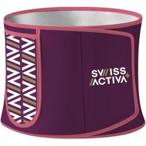 Swiss Activa+ XL Waist Trimmer for Women - Sculpt Touch- Ultimate Postpartum Stomach Shaper for Effective Lower Belly Fat Reduction Premium Waist Wrap for Weight Loss and Enhanced Comfort Purple