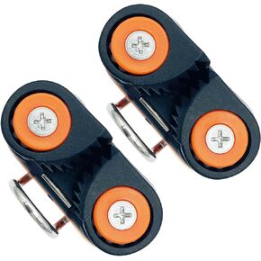 كام المربط مع حلقة رائدة، معدات المراكب الشراعية المتقدمة، معدات البيلاتيس قارب حبل الدخول السريع سلك الإبحار Fairlead (برتقالي، قطعتان) in Kuwait