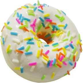 1/6pcs Fake Donuts,6.2cm/2.4in Realistic Artificial Donuts Model Cake Model Food Shape Squeeze Toy Photography Props Party Decoration(White)