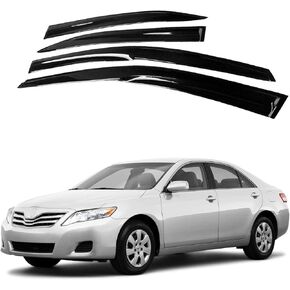 White Deer Safe Smoke Window Visor Sun Rain Vent Guard Vent Window Visor Window Deflector,4 Pcs Fits for Toyota Camry 2007-2011