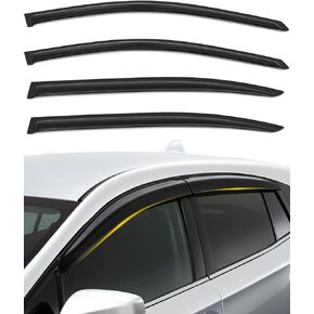 ROADFAR Fits For Accord 4Door Sedan 2008 2009 2010 2011 2012 Window Outside Mount Window Deflector Rain Guard 4Pc Set