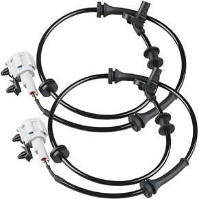 2 Pcs Front ABS Wheel Speed Sensor Compatible with Nissan Frontier Pathfinder Xterra 2005 2006 2007 2008 2009 2010 2011 2012 2013 2014, Suzuki Equator 2009 to 2012, Replacement for 47910-EA025