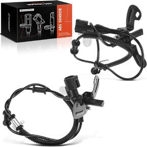 A-Premium Front ABS Wheel Speed Sensor Compatible with Ford Models - E-150 2008, E-250 2008, E-350 Super Duty 2008, E-450 Super Duty 2008, 2-PC Set, Replace# 8C2Z2C204AR, 8C2Z2C204B