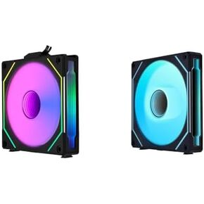 Lian Li SL Infinity 120 & 140 Black Reverse Blade Fans Single Pack without Controller (RSLIN120-1B, 14RSLIN1B)