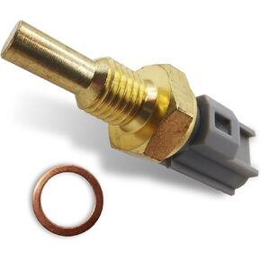 1 PC Car Water Temperature Sensor, Engine Cooling ECT Temperature Sensor Plug Accessories, Replacement Part 19022018 89422-20010 13650-51G10, Compatible with Toyota Camry (Gold & Gray)