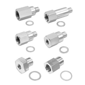M12-1.5 Swap Coolant Temperature Sensor Adapter Water for LS Engine 3/8 1/8 1/2 NPT & Oil Pressure Sensor Adapter M16-1.5 1/4 1/8 NPT Fit for All LS GM Engine LS1 LSX LS3 LS2 LH6 L92 L76 LY2 etc