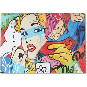 Glossy Glitter Gaming Skin Compatible with HP Envy x360 16" (2023) - Cartoon Mania - Premium 3M Vinyl Protective Wrap Decal Cover - Easy to Apply | Crafted in The USA by MightySkins