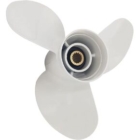 13x19-K Boat Motor Aluminum Propeller 6E5-45941-00-EL - for Yamaha Outboard Engines 50HP 60HP 70HP 75HP 80HP 85HP 90HP 100HP 115HP 130HP 140HP ，15 Tooth-RH - Aluminum Outboard Propeller