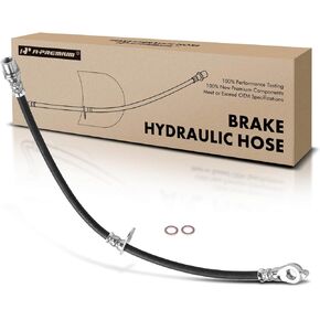 A-Premium Front Driver Brake Hydraulic Hose Compatible with Select Toyota and Lexus Models - Highlander 2005-2007, RX330 2004-2006, RX350 2007-2009, RX400h 2006-2008 - Replace# 9008094214
