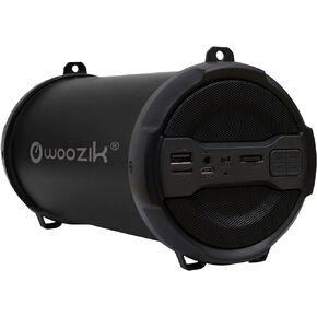 Rockit Go / S213 Bluetooth Speaker, Wireless Boombox Indoor/Outdoor with FM Radio,Micro SD Card, USB, AUX 3.5mm Support, Rechargeable Battery, Strap for Travel, Great for Parties! - Black