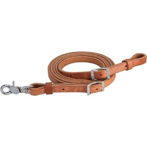 Weaver Leather Harness Leather Roper Rein, 5/8-Inch x 8-Feet, Russet